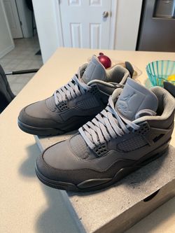 Jordan Retro 4s wet cement