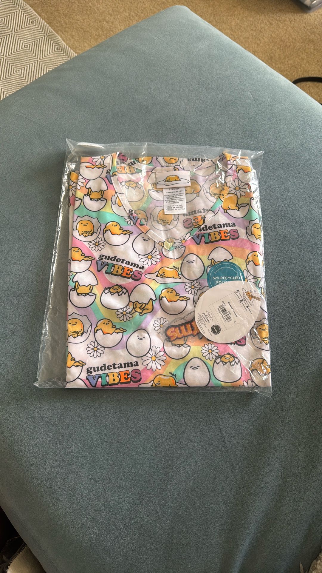 Gudetama medical scrubs