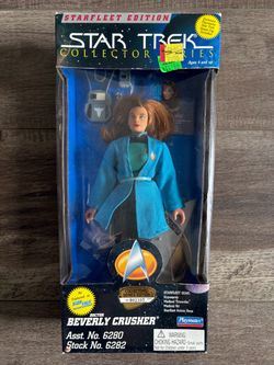 Vintage 1995 Star Trek Collector Series 9" Dr. Beverly Crusher Figure (NIB)