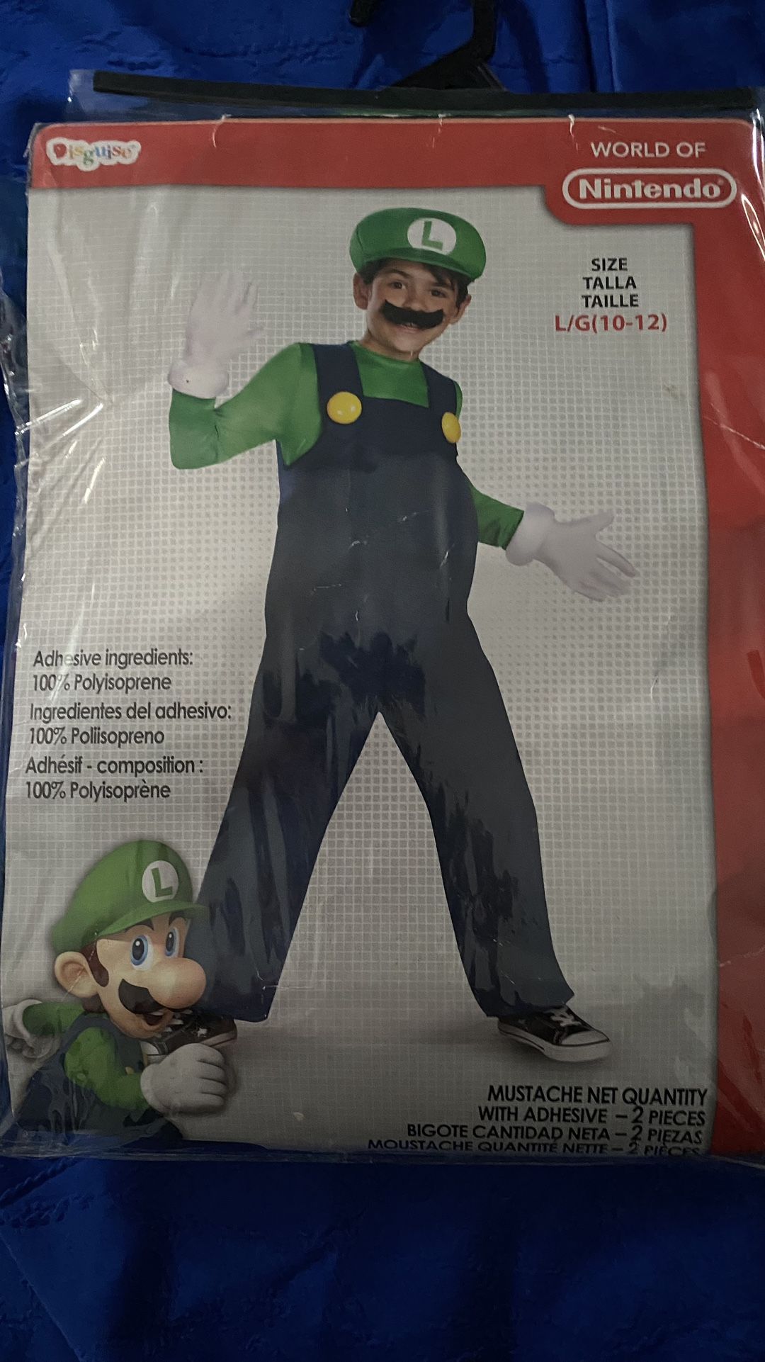 Luigi Custome Size L 10-12