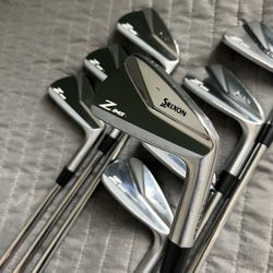 SRIXON Z945 TOUR MB FORGED GOLF IRON SET 3-PW W RIFLE 6.0 FLIGHTED +1/2” & NEW GRIPS 