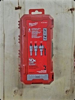 Milwaukee Carbide Hole Cutter Kit - 4 Piece - (49-22-8610)