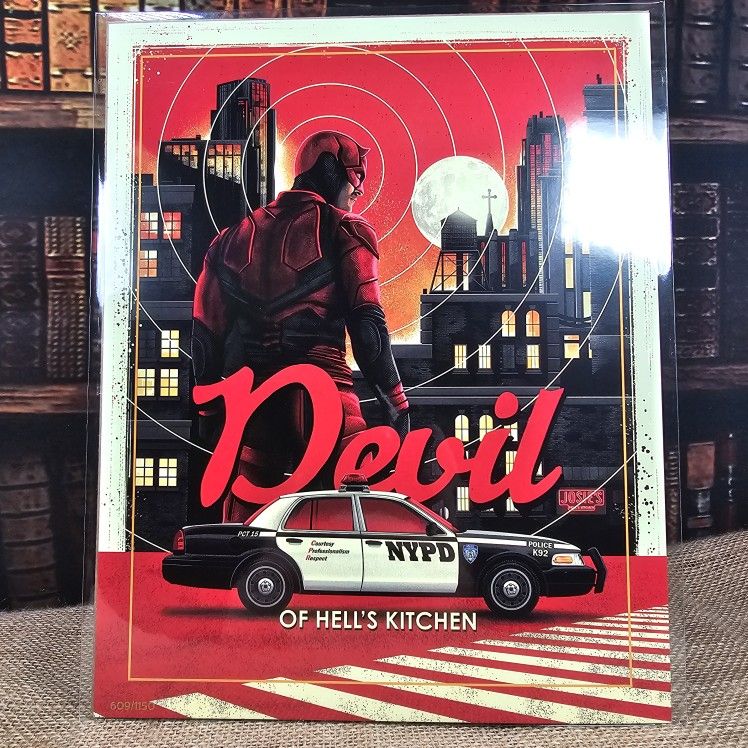 Daredevil Fan Art Print by Artist Derek Payne - Limited Edition Number 609/1150
