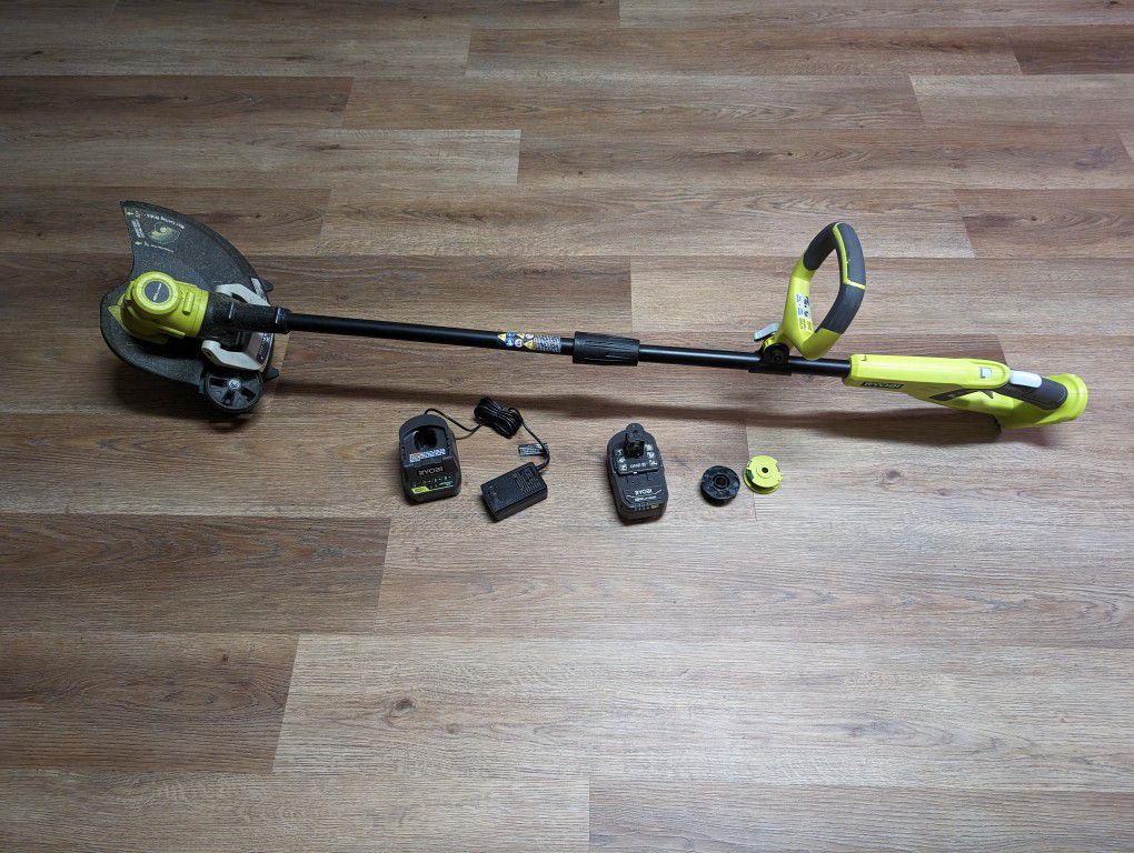 Ryobi One+ Trimmer/Edger With Battery, And More
