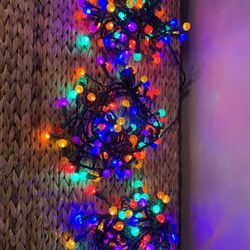 3 stings of Multi-colored lights - home decorations - Simi Valley  