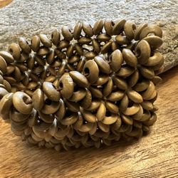 2 Pair Of Wooden Woven Bracelets