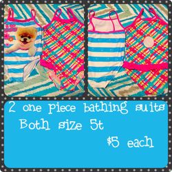 5t girls bathing suits