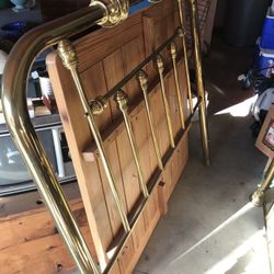 Brass bed