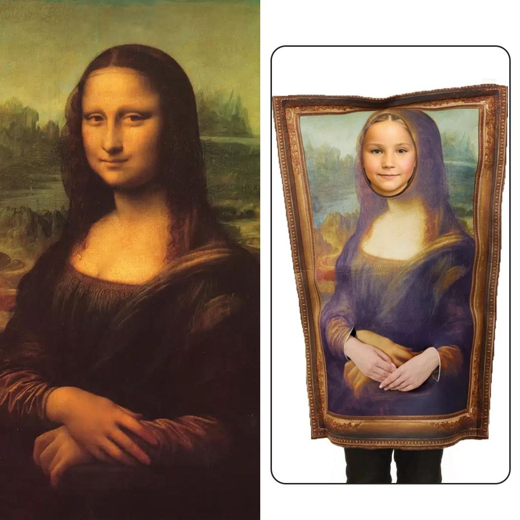 Mona Lisa Famous Painting Costume