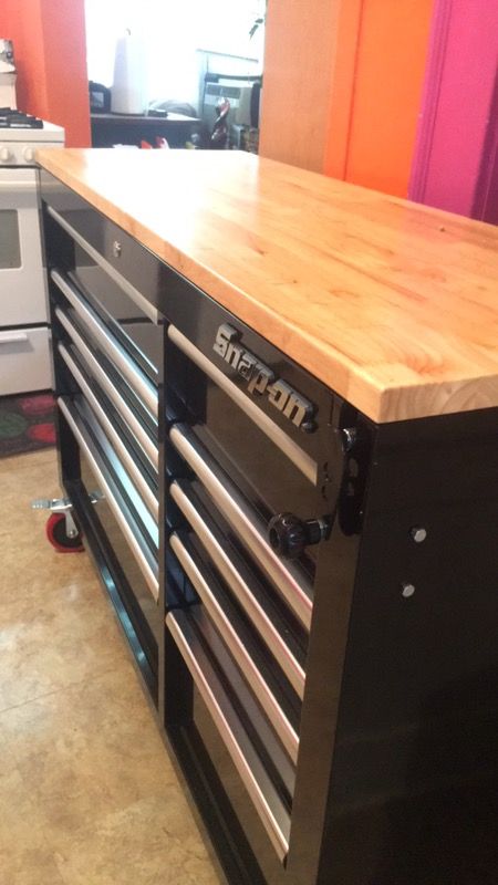 husky tool box with hutch