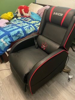 Black and red racer x chair(gaming chair)
