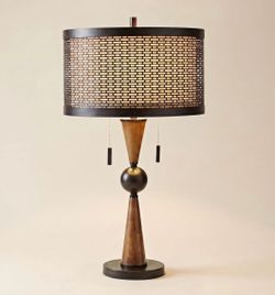 ‘Hunter’ Modern Rustic Farmhouse Table Lamp