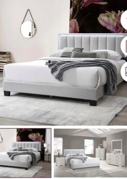 Queen Bed frame not including mattress and box spring
