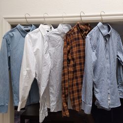 Sample of Batch of 5 Men's Shirts for Sale Size M
