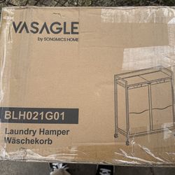 VASAGLE Laundry Hamper 110L Gray