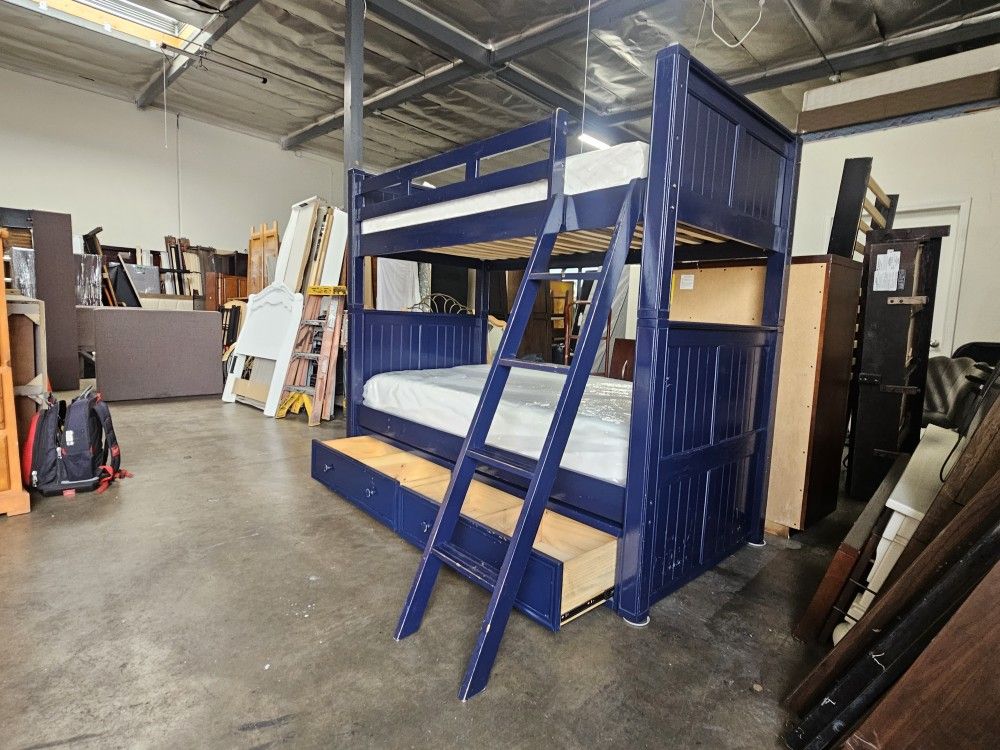 Twin Bunk Bed And Mattress 