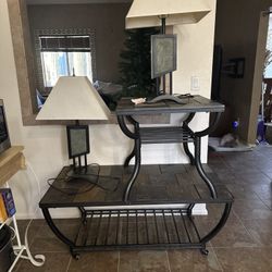 Living Room Set, Tables & Lamps