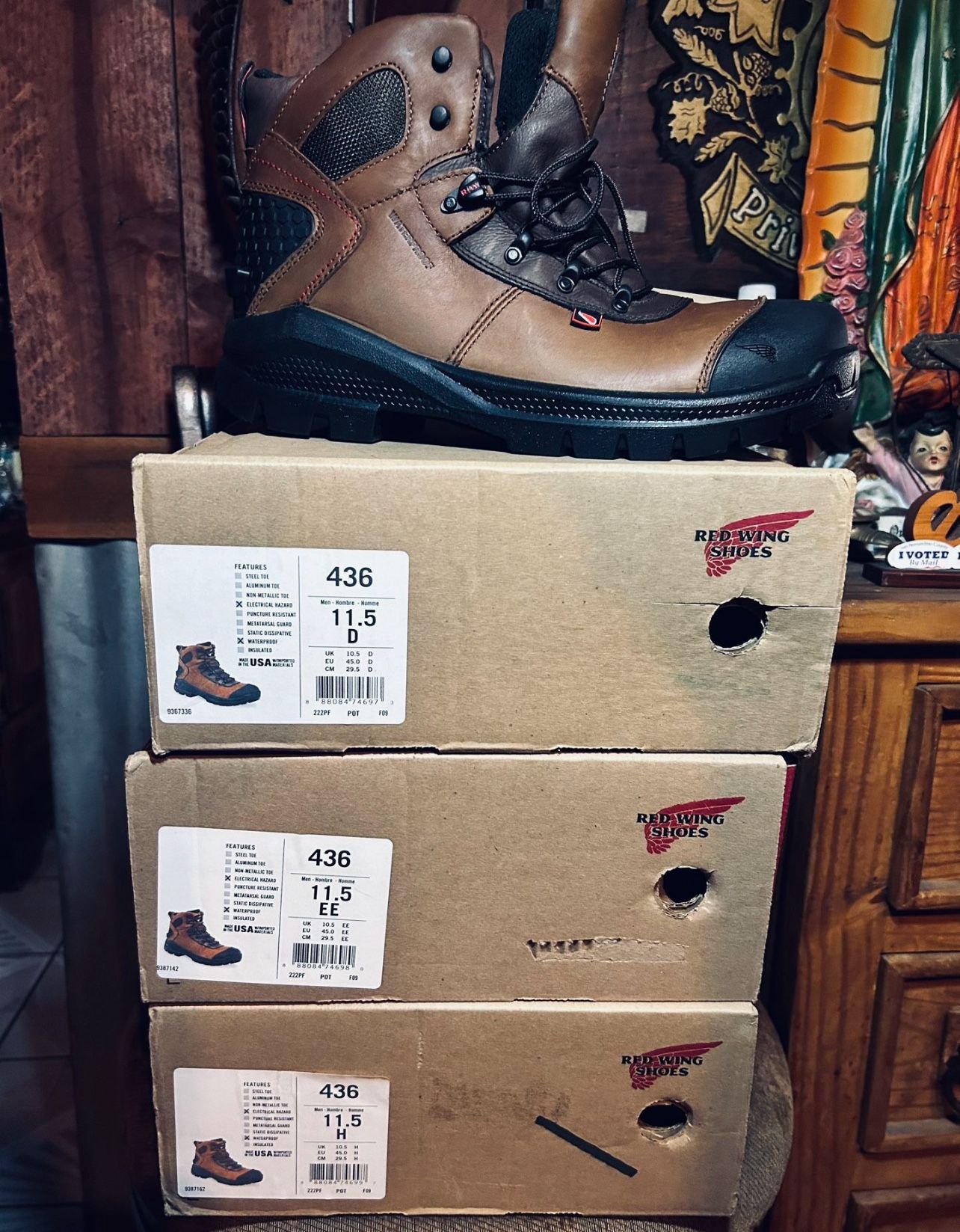 RED WING WORK BOOTS