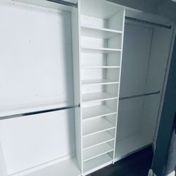 Storage Closet Cabinets Organizer