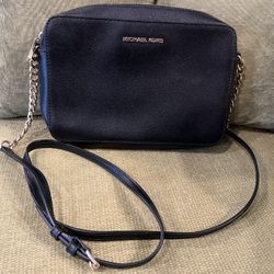 Black Leather Crossbody