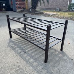 Wooden Shoe Rack