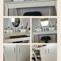 Dressing Table & Chair & Closet 