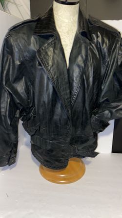 WHIPP leather jacket very nice size M