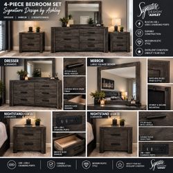 4-Piece Signature Design by Ashley Bedroom Set – $600 OBO