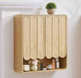 Bathroom Wall Mounted Storage Cabinet, Medicine Cabinet with Adjustable Shelf, Over The Toilet Storage Cabinet for Bathroom,