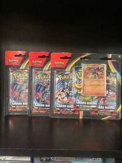 Pokemon chaos rising 3 pack blister