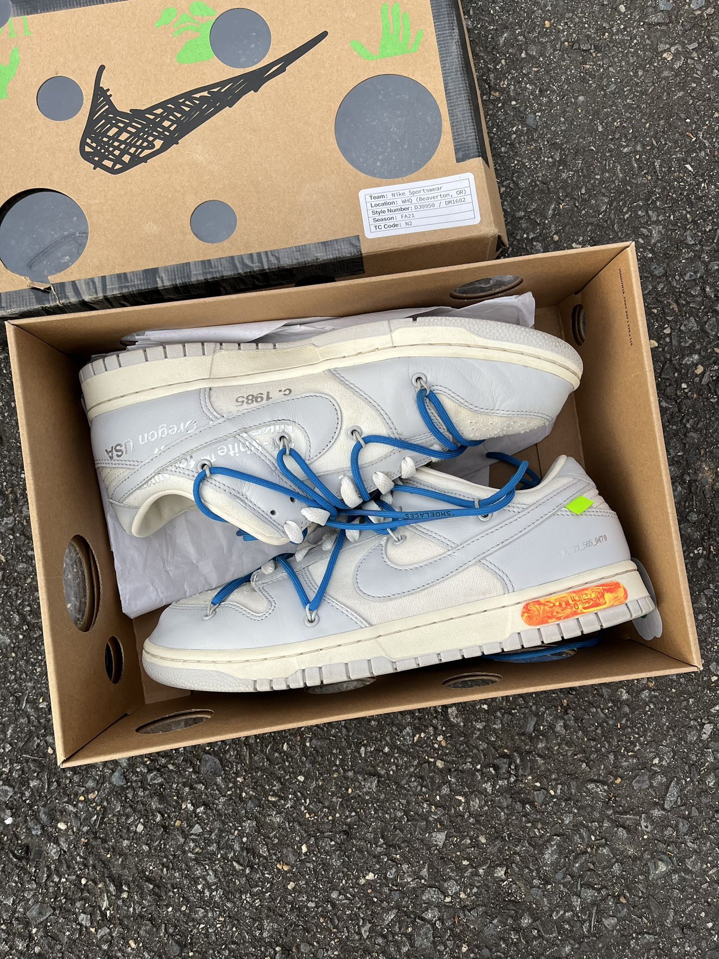 Nike Dunk Off White Lot 10 🔥