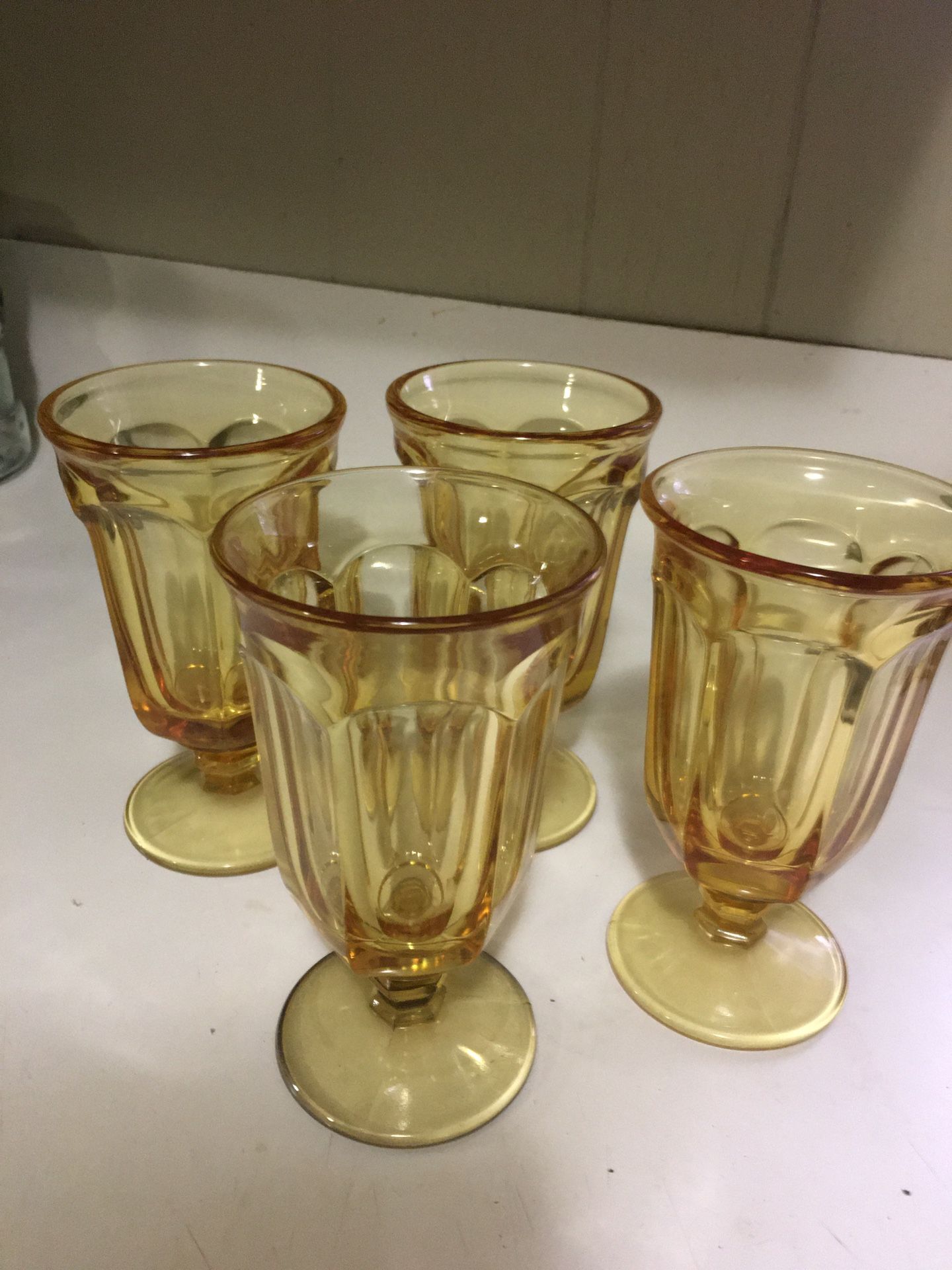 Amber Tea/water Glasses