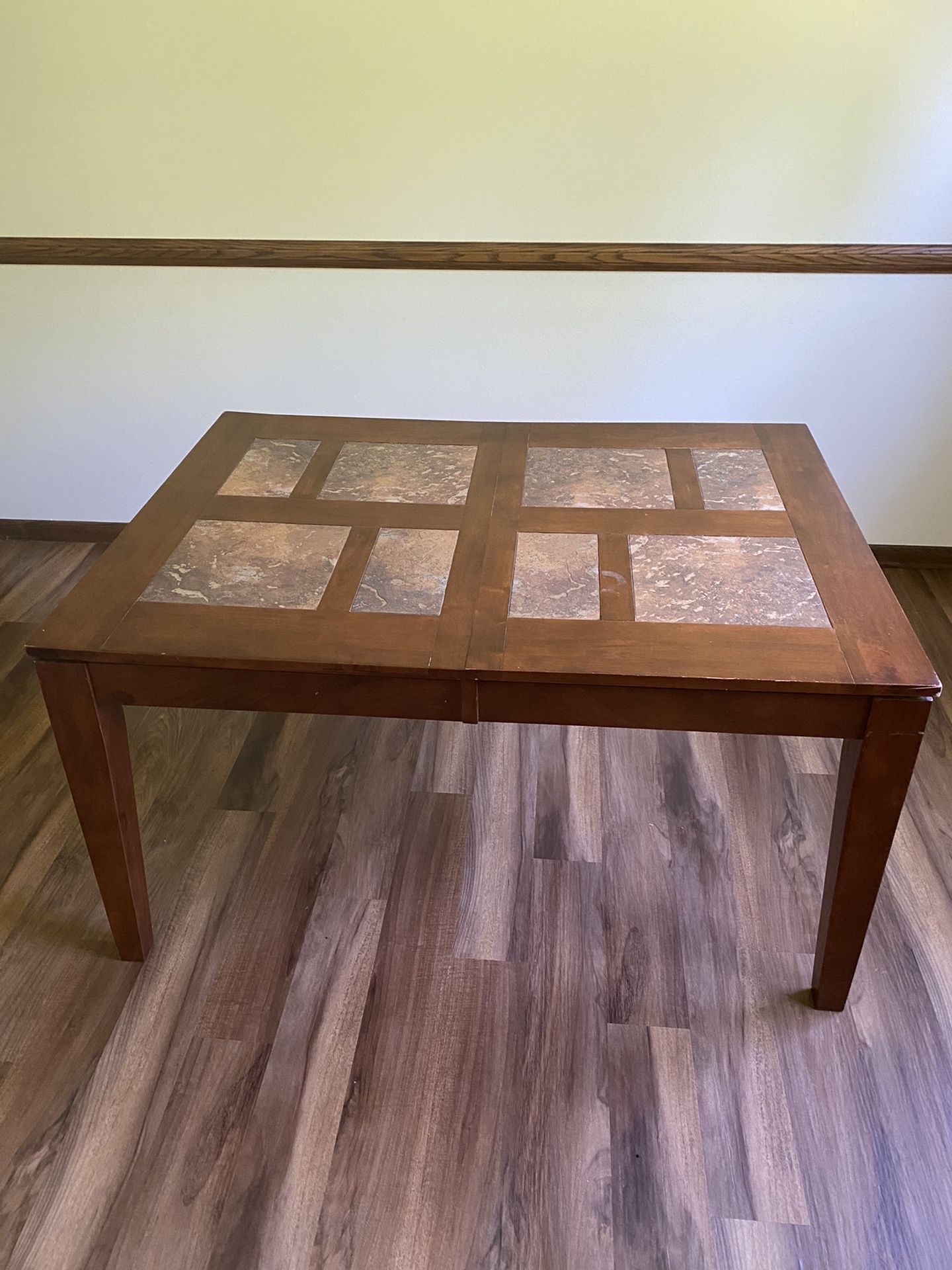 Tile Topped Dining Table With Extender (6-8 ppl)