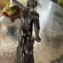 Vintage Make Nude Bronze ? Statue 