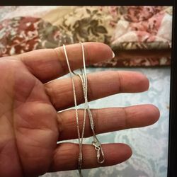 Real 925 Sterling Silver Chain Necklace