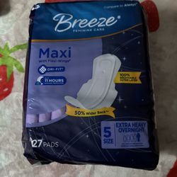 maxi pads ,27 count 