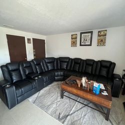 Power Reclining Sectional In Stock For Fast Delivery 