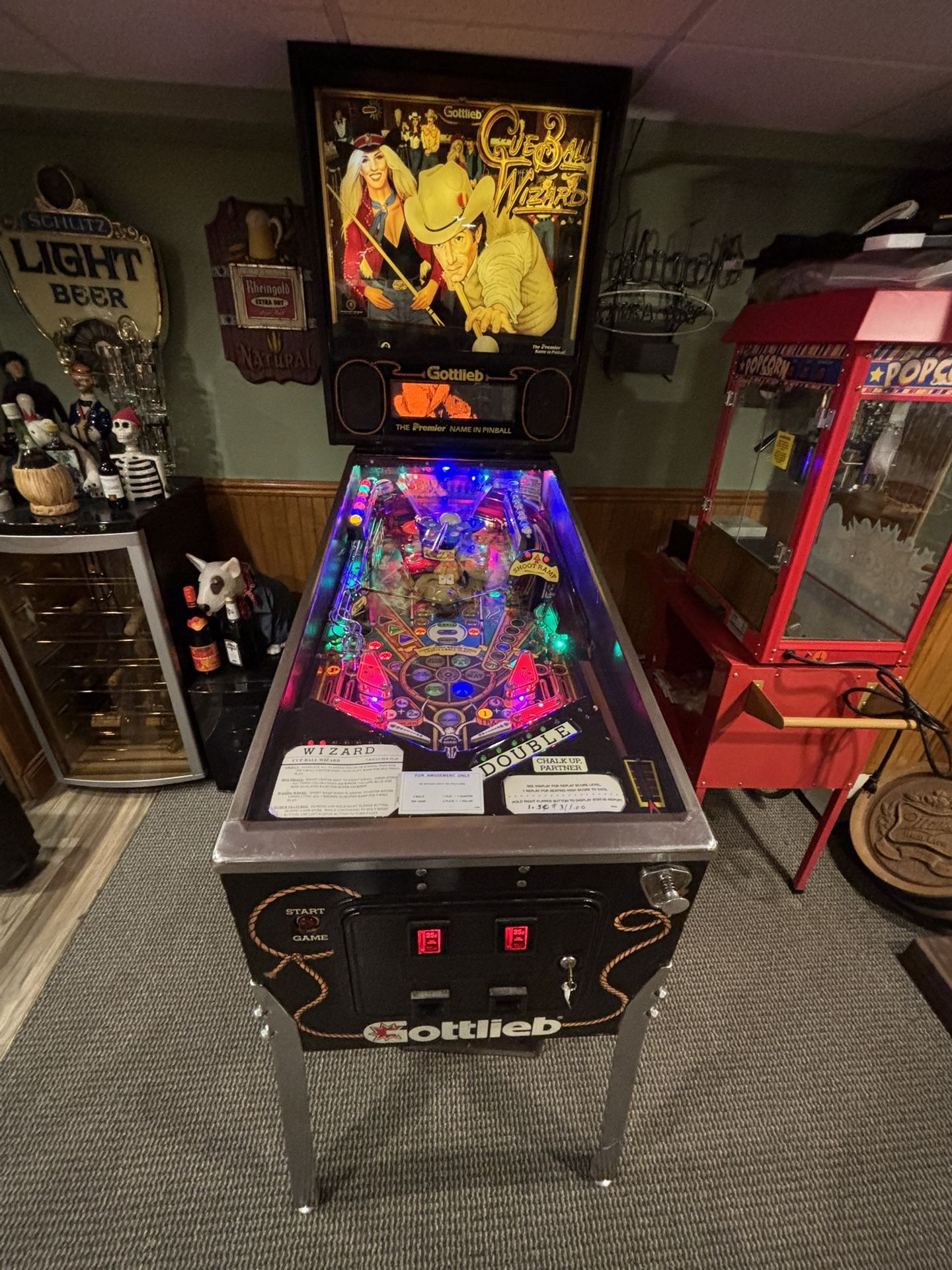 Gottlieb Cue Ball Wizard Pinball Machine 