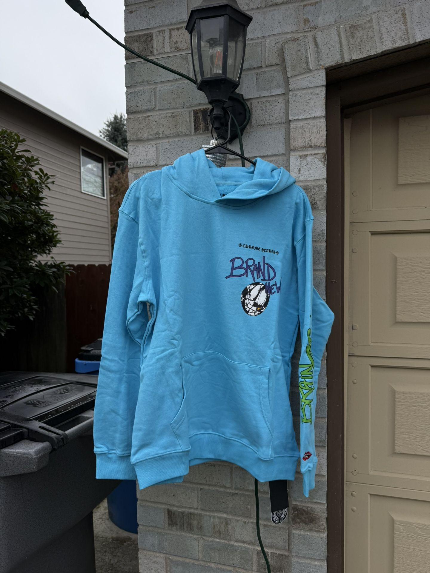 Baby Blue ChromeHearts Hoodie