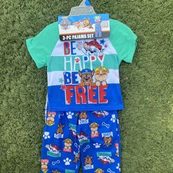 Nickelodeon Paw Patrol 3 Piece Set Boy Pajama 2T