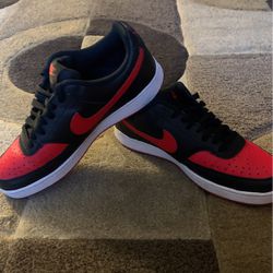 Red, Black Nikes (NO BOX)