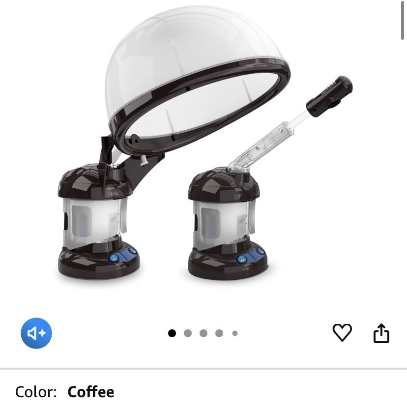 Natural Hair Beauty Steamer Kingsteam 2 in 1 for Facials and Hair Steam Treatment