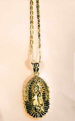 Virgen de Guadalupe Oro Laminado