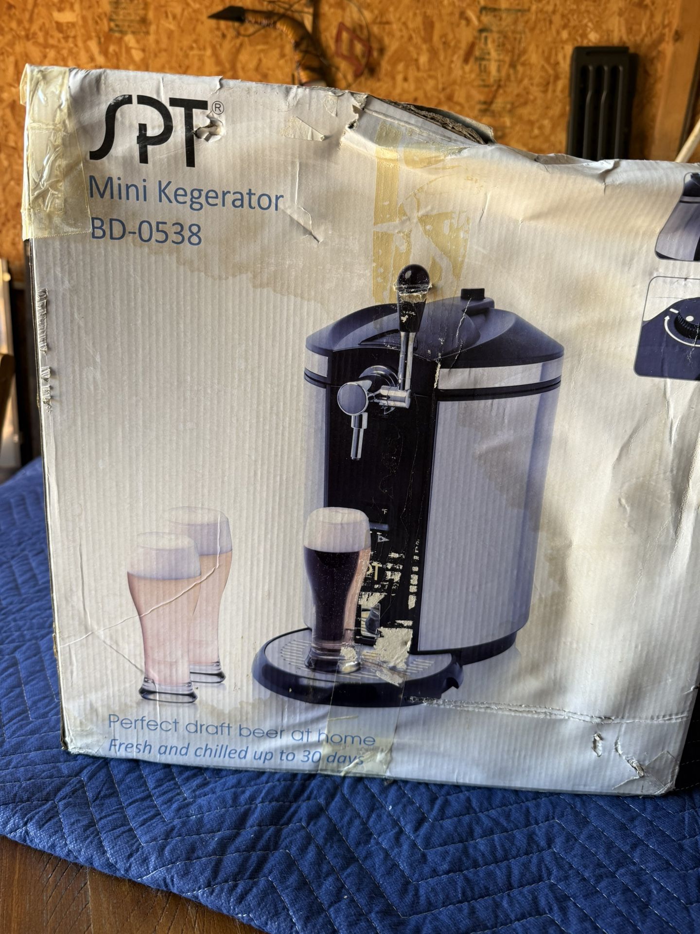 Sunpentown Mini Kegerator and Dispenser Stainless Steel, BD-0538