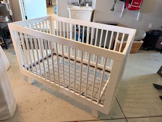 Babyletto White Baby Crib & Mattress