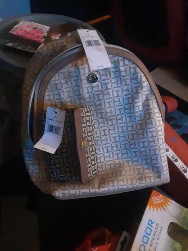 Tommy Hilfiger Backpack And Wallet