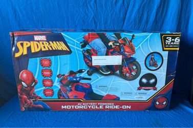 Spiderman Motorcycle, Battery Ride on Toy