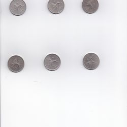 6 Elizebeth ii coins | 10 New Pence | 1(contact info removed) 1(contact info removed) 1(contact info removed)