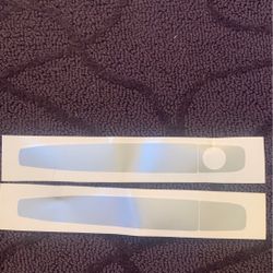 *NEW* Silver Door Handle Overlay Decals For Chevrolet 5th Gen Camaro (2010-2015) SS, RS, ZL1, Z28