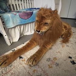 Large Stuffed Lion
